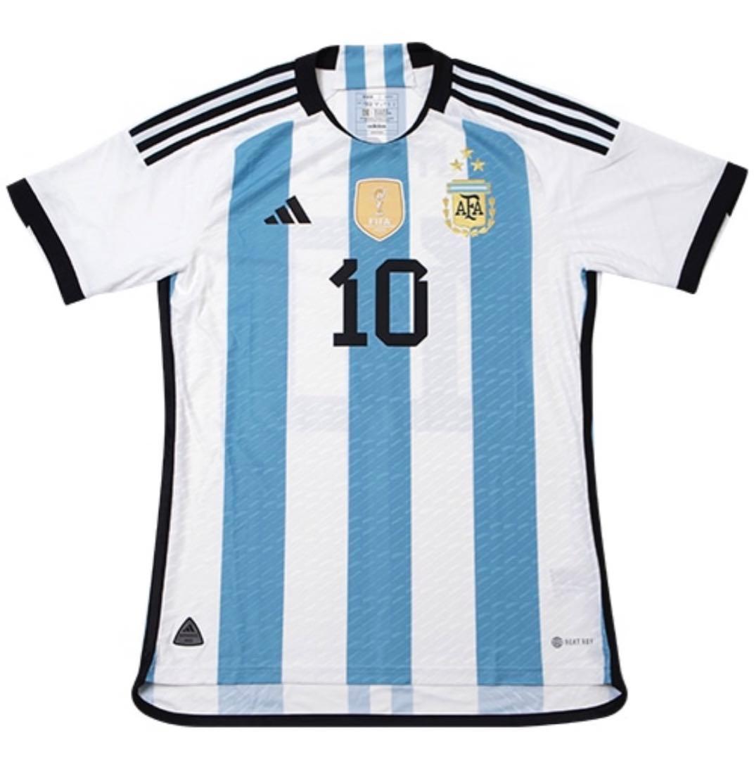 アルゼンチン代表 HOMEオーセンティックユニフォーム 3S #10 メッシ