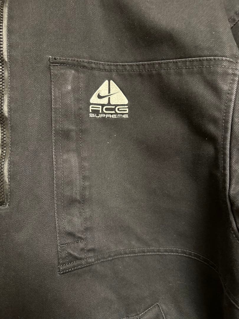 ジャケット・アウター Supreme Nike ACG Denim Pullover \"Black\"