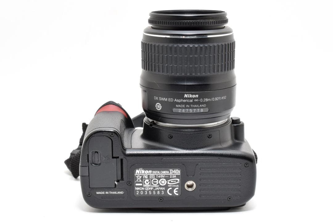 美品 NIKON D40X 18-55mm f3.5-5.6 296枚 H141