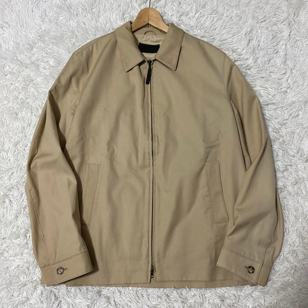 希少XLサイズプラダ】PRADAスウィングトップジャケット XL ベージュ
