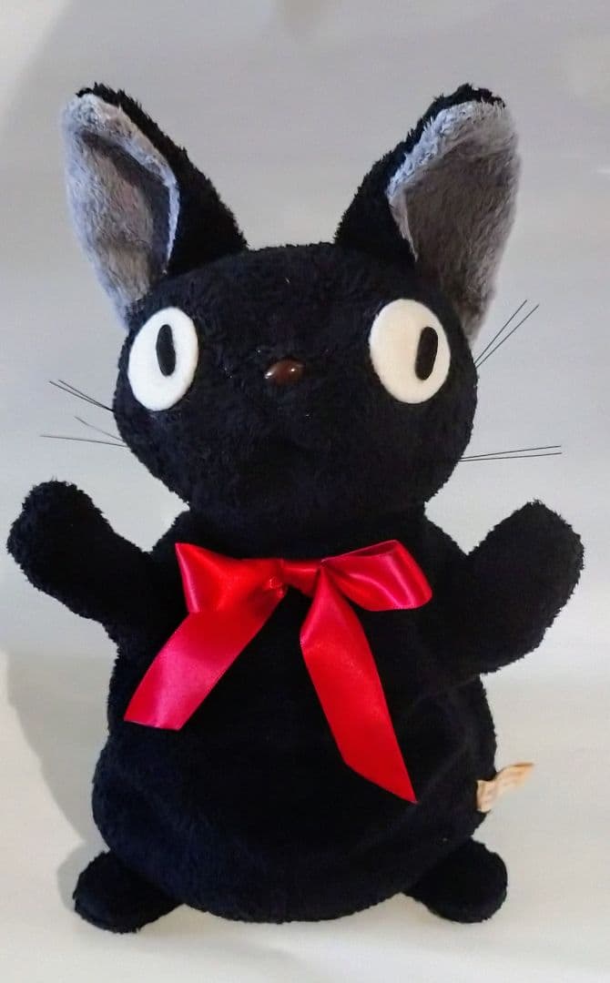 【初期モデル】ジジ ジブリ パペット 魔女の宅急便 ぬいぐるみ サンアロー
