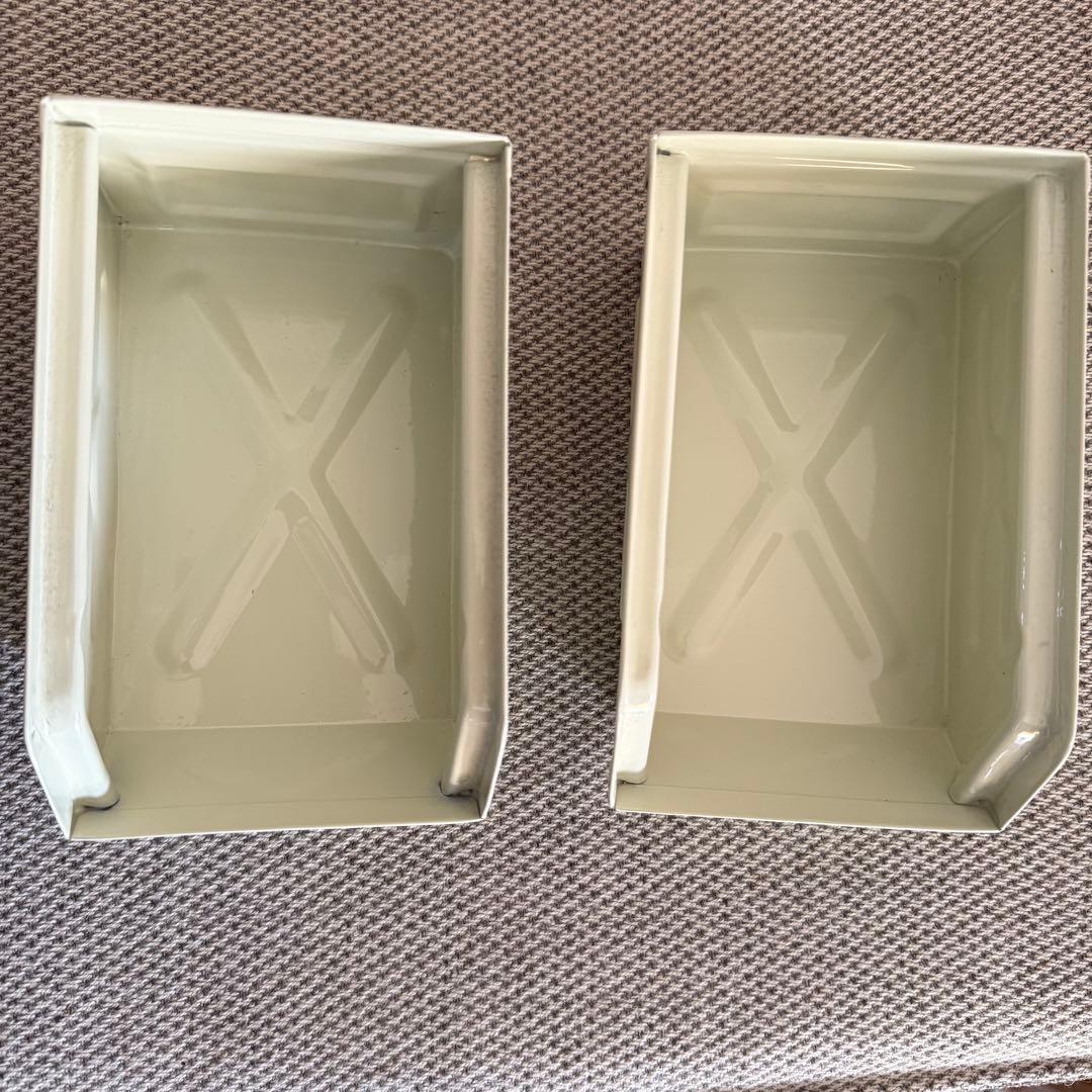 DULTON D.M.S \"GARAGE\" 16L IVORY 2個　おまけ付き