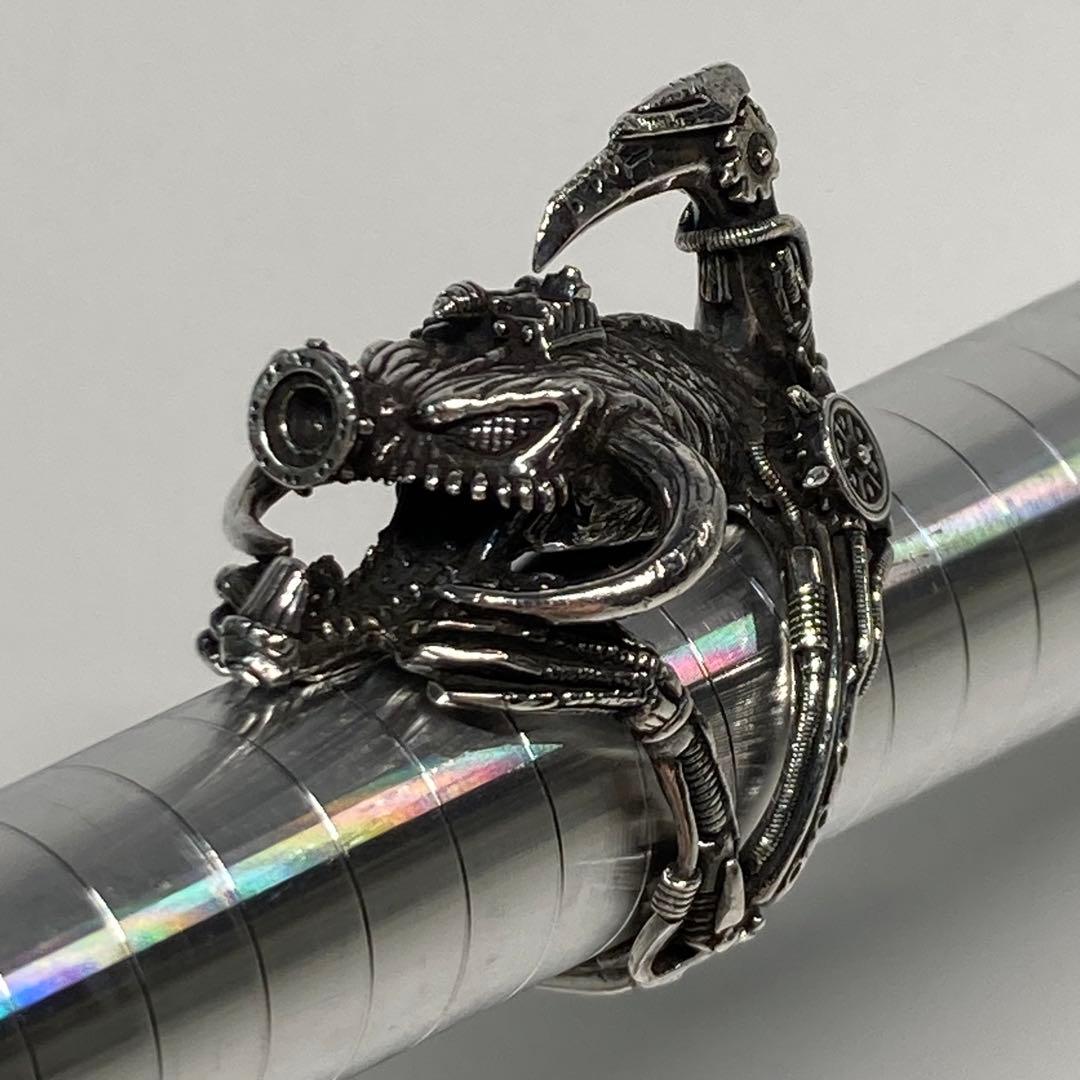 ◎JAP工房 SPAWN サイバーバイオレーター 17号 シルバーリング 90s