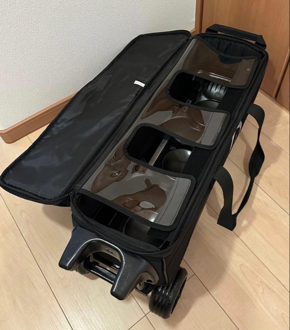 26年モデル STORM ボウリング 3ボールバッグ スリム シャドウブラック