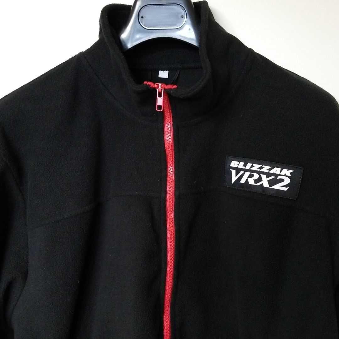 ブリジストン「ブリザック VRX」フリースジャンパー ブラック サイズL