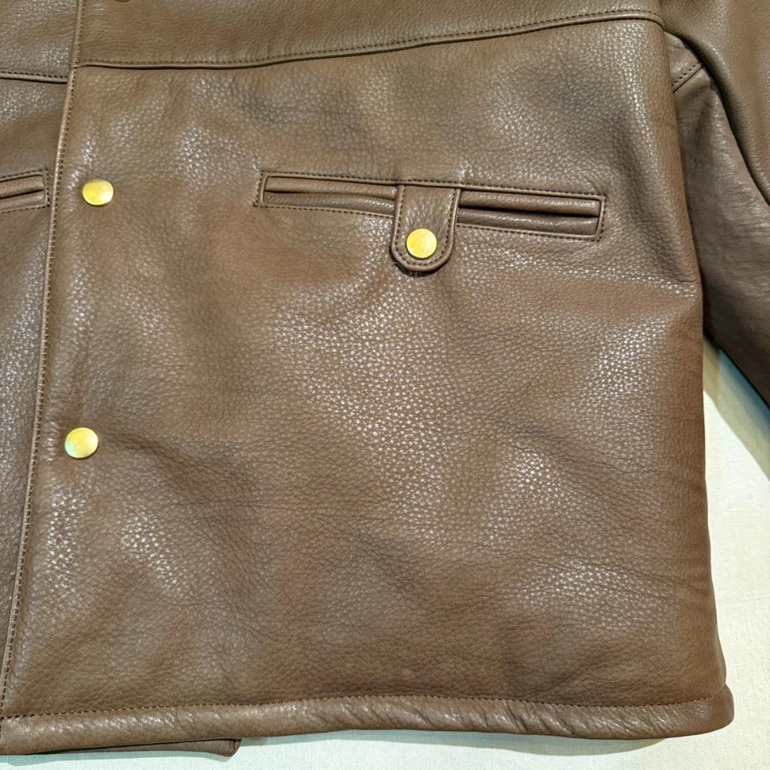 25aw 新品 UNUSED アンユーズド レザーカーコート 2 - メルカリ