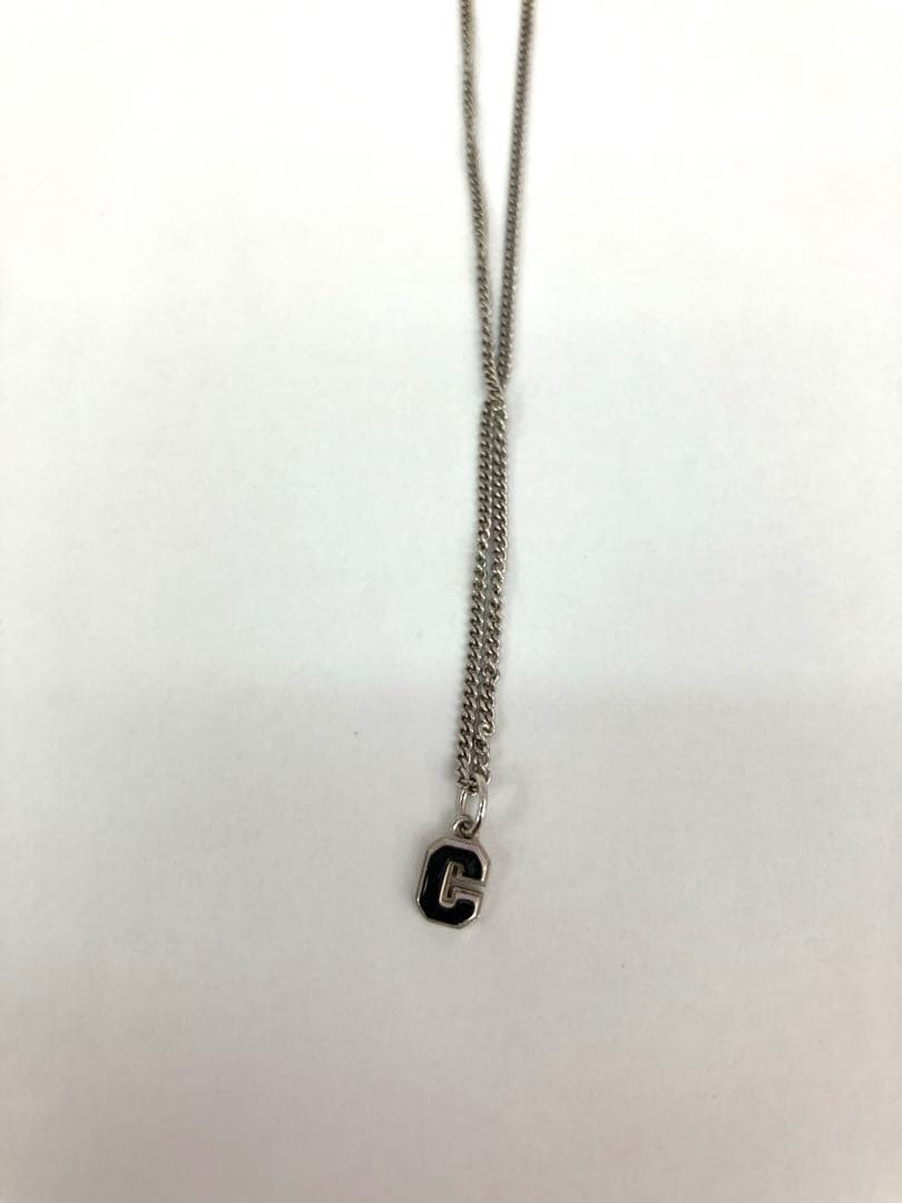 CELINE セリーヌ ネックレス シルバー SV925 ユニヴェルシテ　エディ CELINE - CELINE セリーヌ ユニヴェルシテ ロゴ ネックレス シルバー
