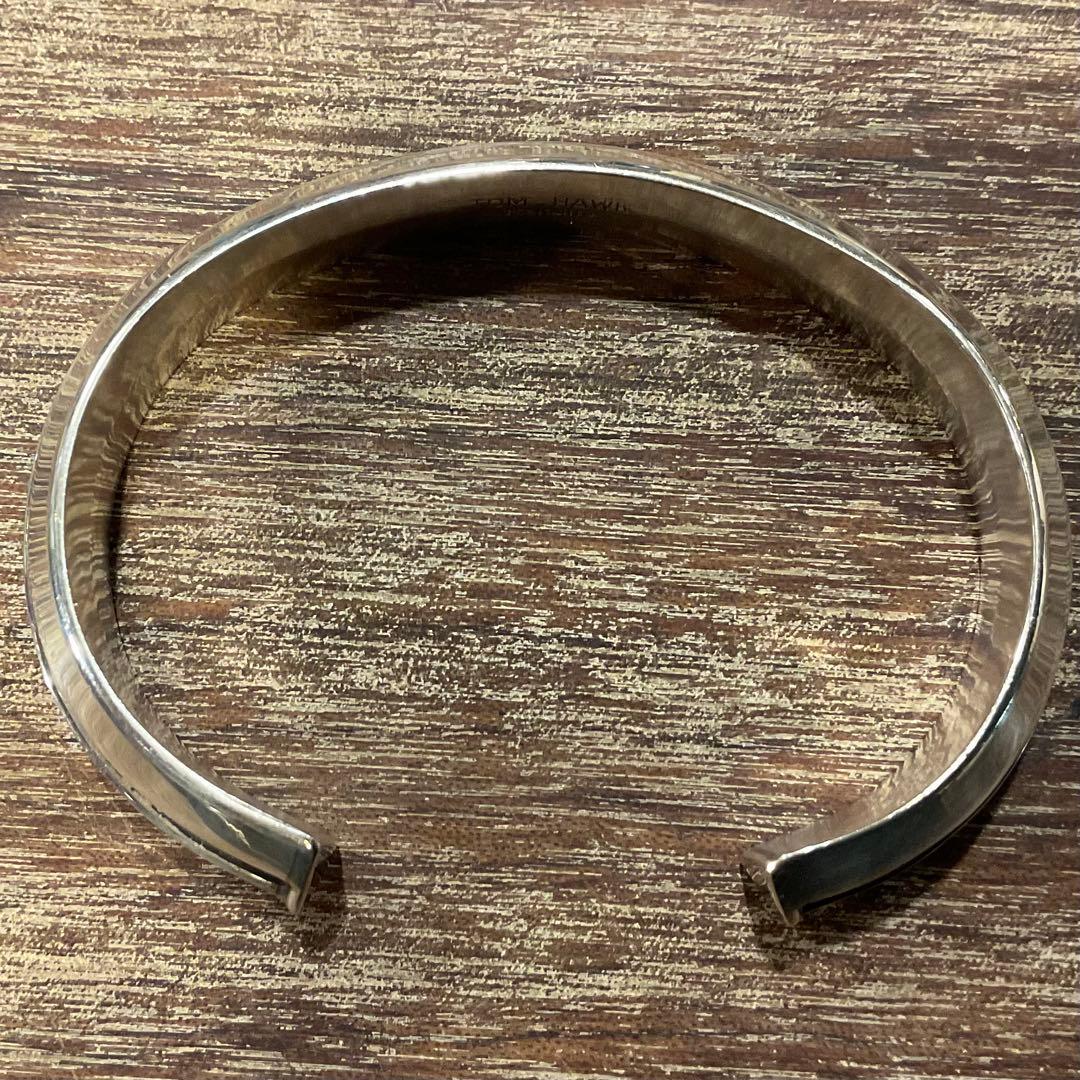 TOM HAWK トムホーク スターリングシルバー 2ライン バングル ナバホ族