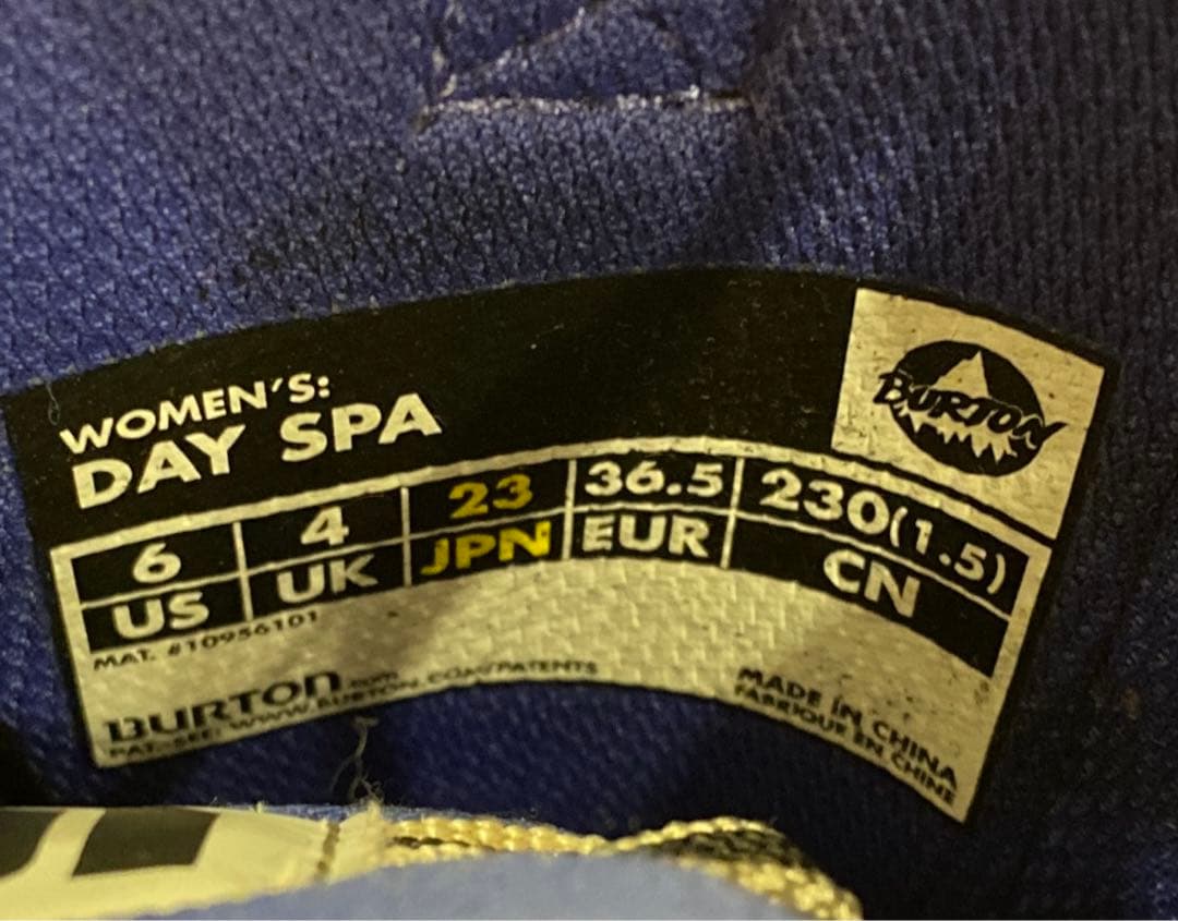 【即日発送】BURTON スノボブーツ　DAY SPA 23.0cm