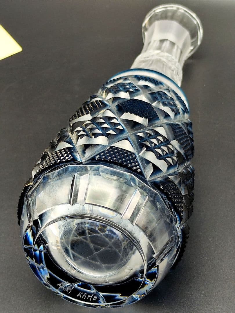 超希少品☆復刻薩摩切子 酒瓶（切子、江戸切子、薩摩切子） - メルカリ