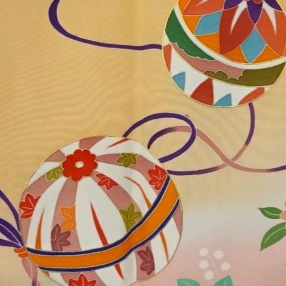 正絹☆京友禅☆暈しが繰り広げる淡い色彩の道長取りが天の川のような7