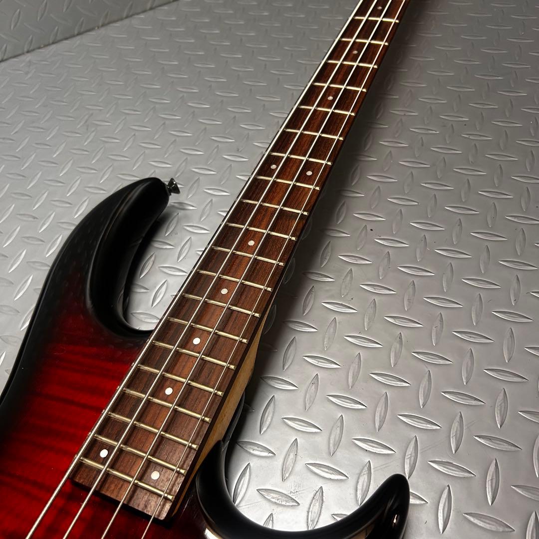 美品】Aria ProⅡ SB-380 アクティブベース 4弦 フレイムトップ