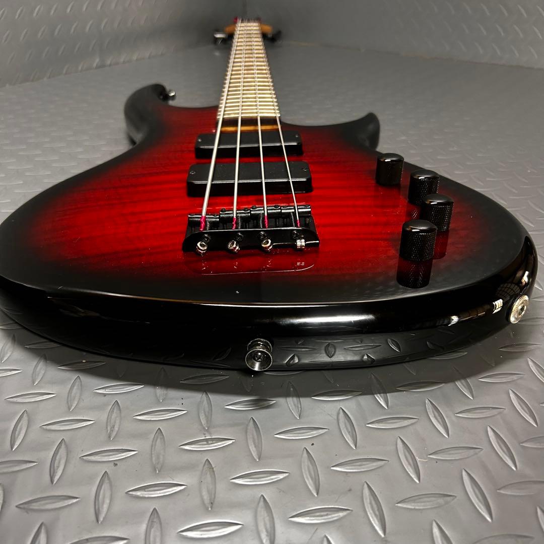 美品】Aria ProⅡ SB-380 アクティブベース 4弦 フレイムトップ