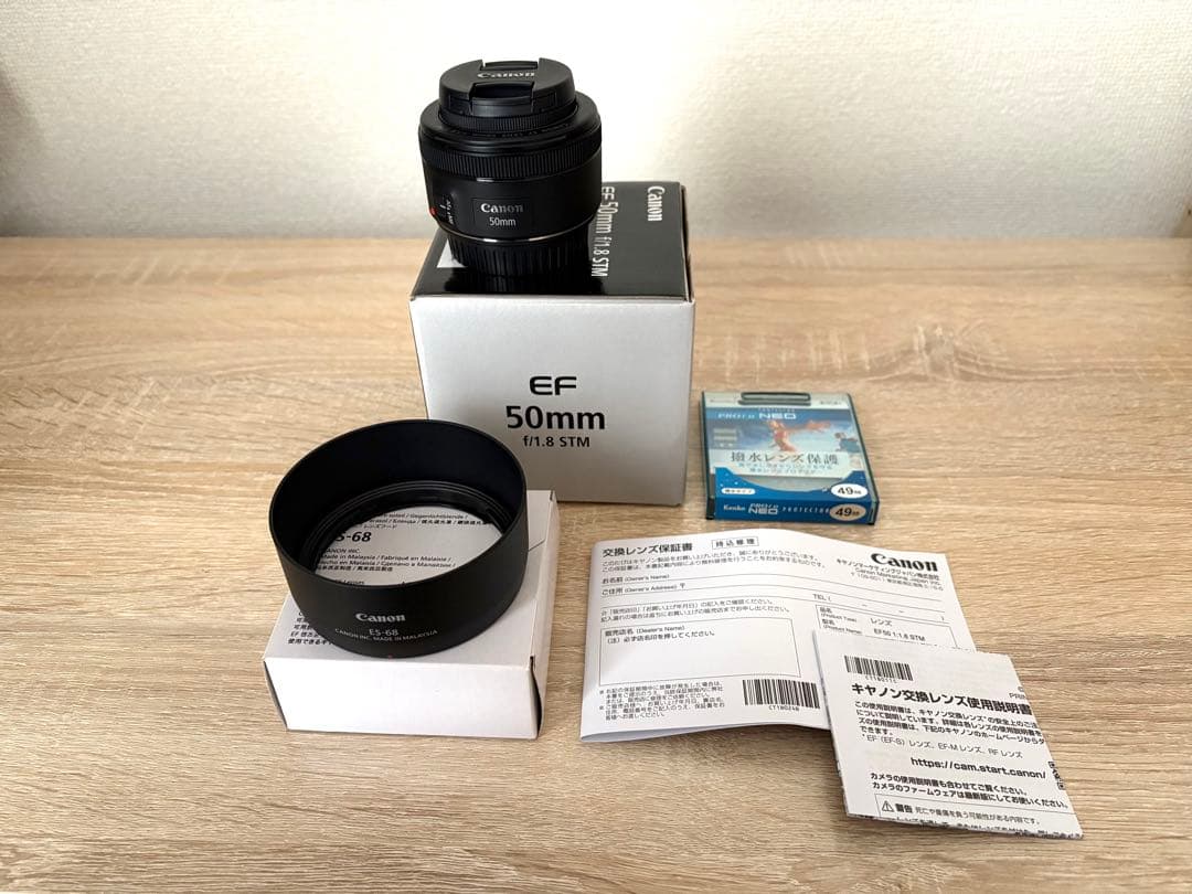 美品　Canon EF 50mm f/1.8 STM レンズ Amazon.com : Canon EF 50mm f/1.8 STM Lens (EF-Mount Lens