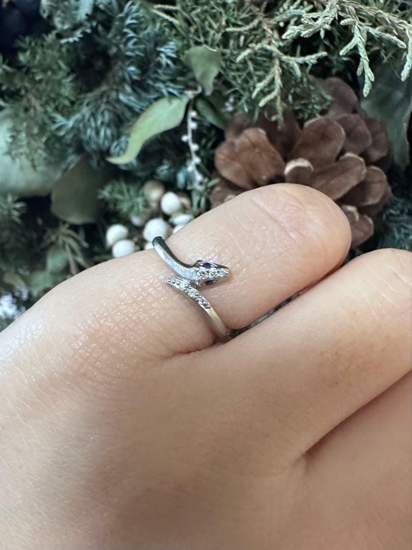 スタージュエリー PYTHON KNOT ピンキーリング プラチナ 4号 - メルカリ