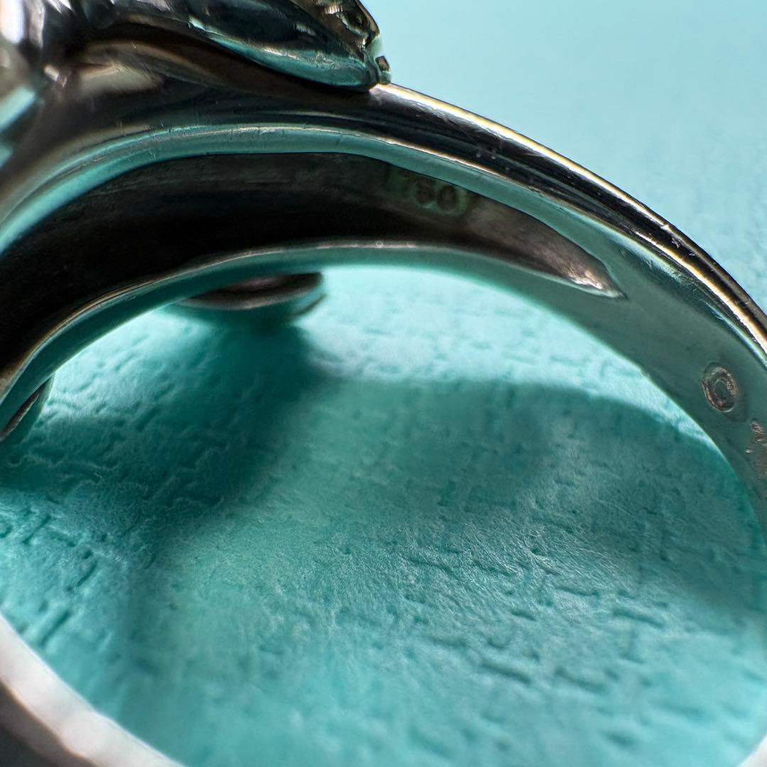 美品】約11号 ティファニー シグネチャークロス Au750 SV925コンビ