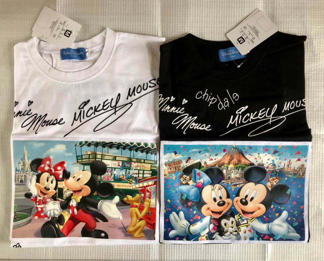 ディズニーTシャツ(Msize)&タンブラー【おまけ2002Xmasバケツ】