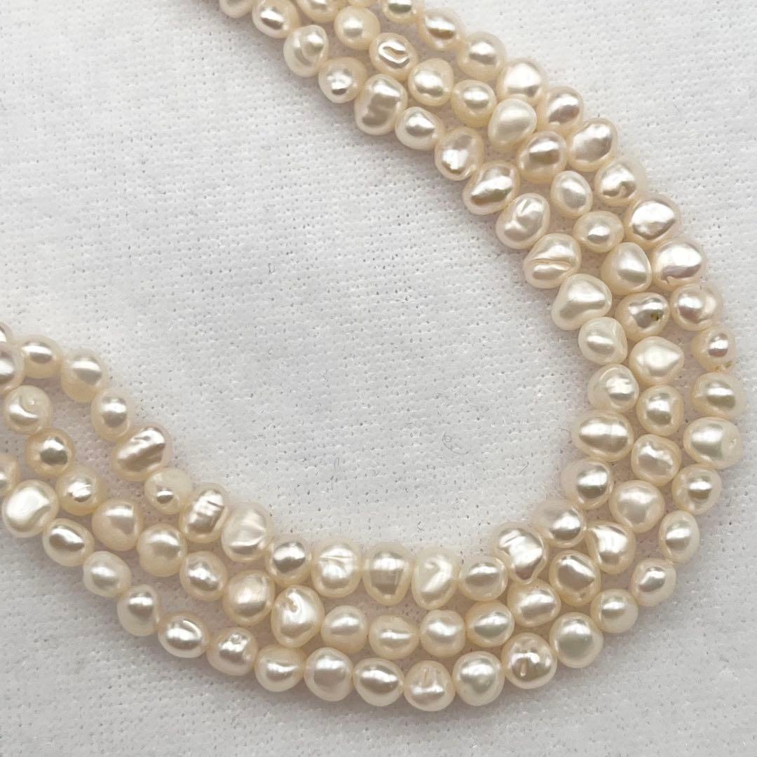 タサキ 淡水真珠 パール ブレスレット 3.0mm SILVER