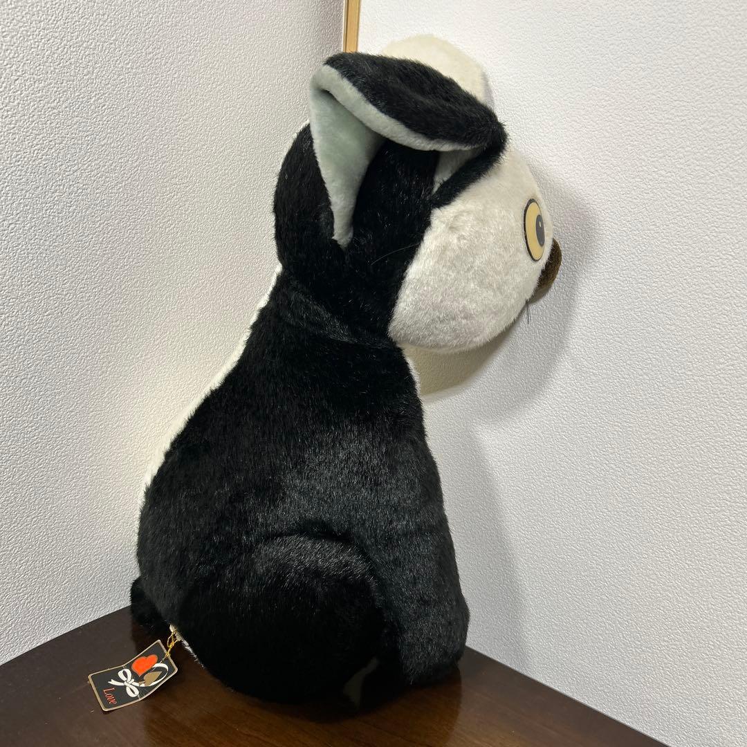 希少　可愛い白黒ねこ 大きなぬいぐるみ 昭和レトロ MITHUI TOY