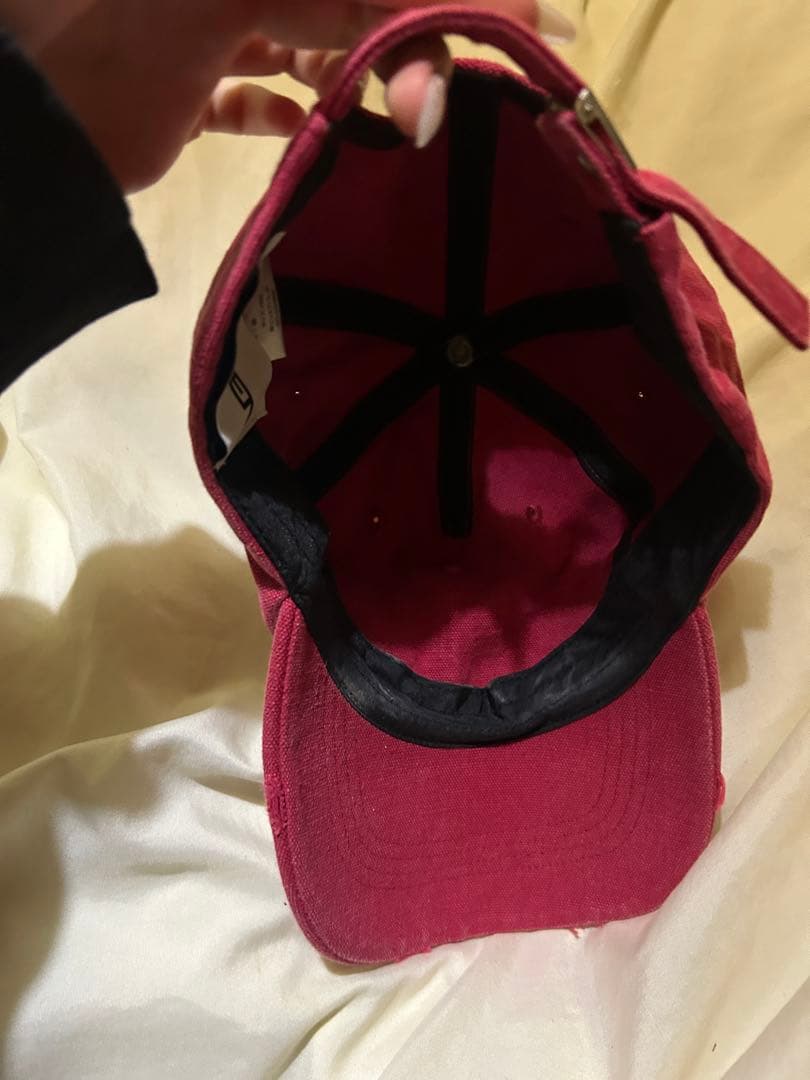 beeden キャップ 赤 - メルカリ