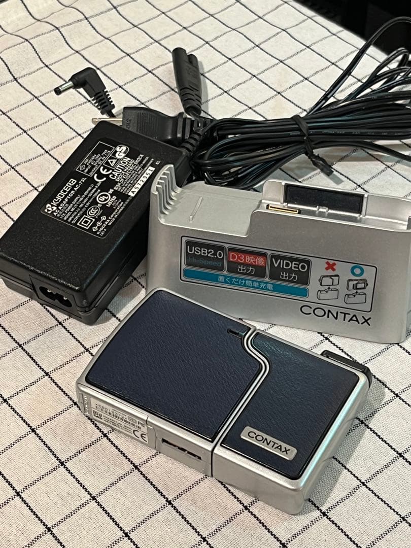 CONTAX U4R インディゴブルー 動作品 ツァイスT＊レンズ - メルカリ