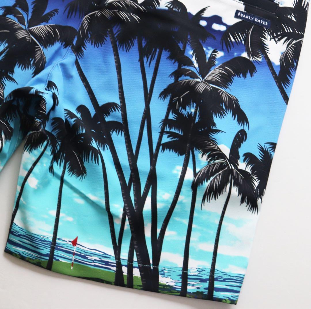 《パーリーゲイツ》新品 ドビーストレッチ ショートパンツ 5(W82~86)