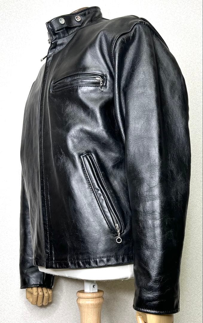 ③schott【42】641ライナー付 米国製◇革ジャンninjaハーレーgpz