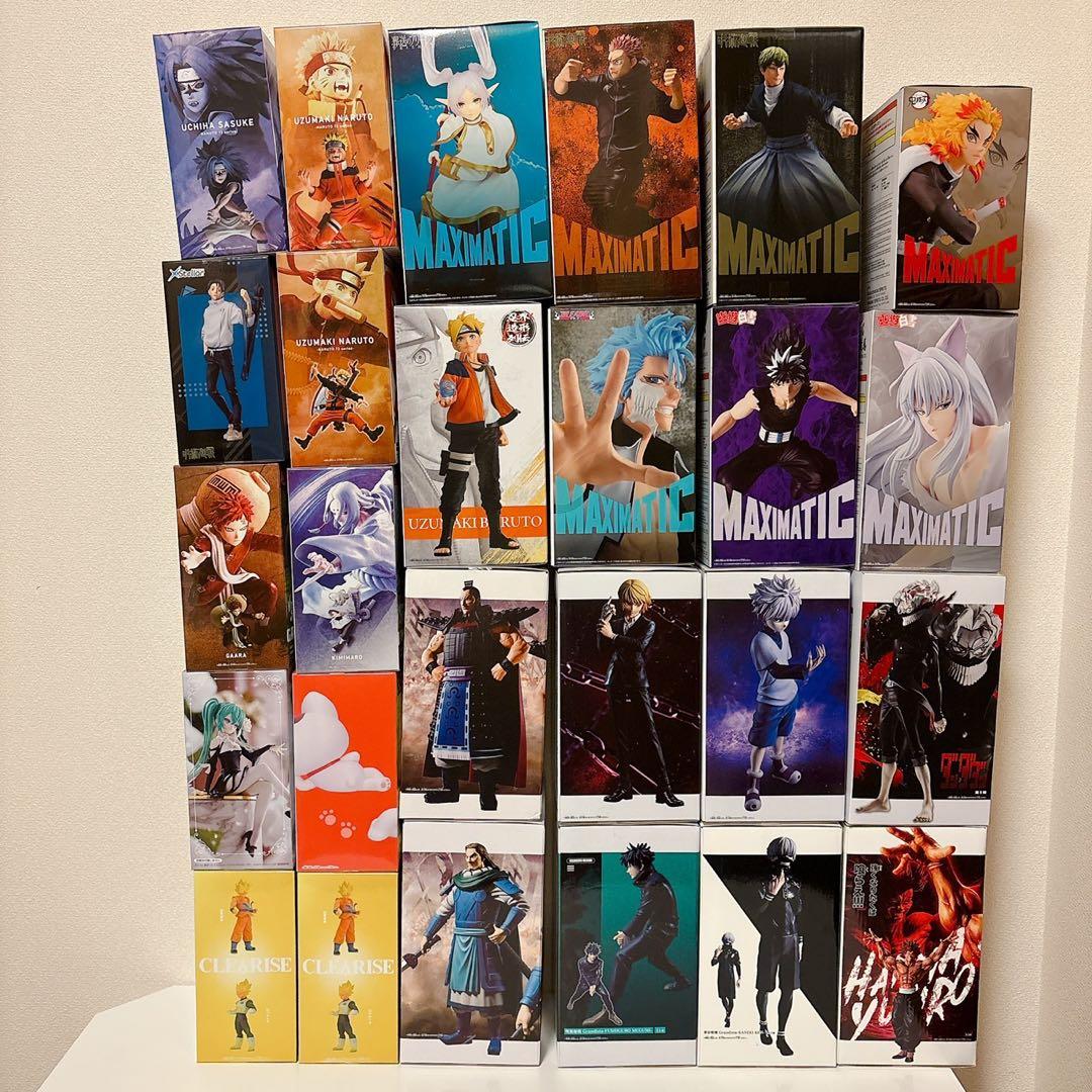 新品未開封 フィギュア26種 呪術廻戦・キングダム・ナルト・刃牙・東京