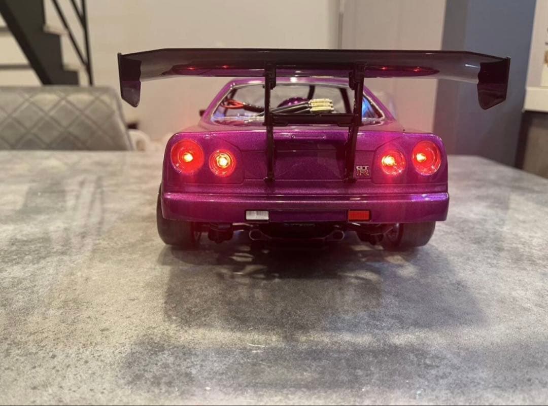 タミヤ ドリフト仕様GTR R34 RCボディ 1/10 ラジコン RC