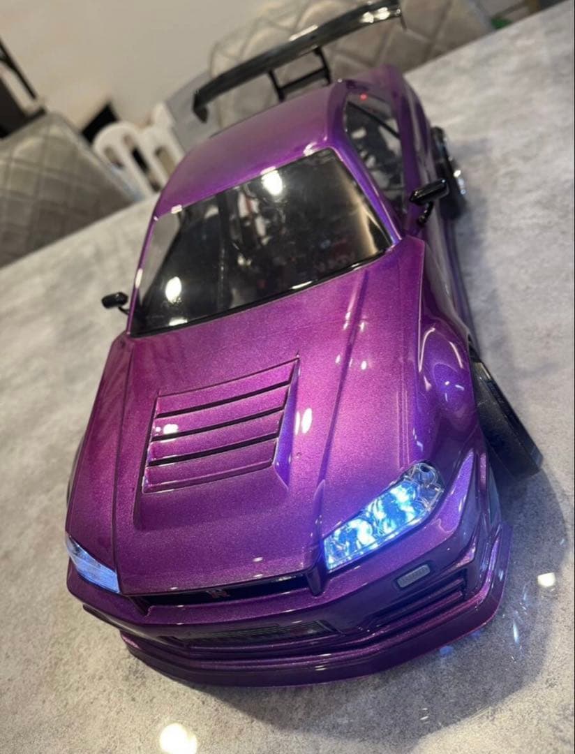 タミヤ ドリフト仕様GTR R34 RCボディ 1/10 ラジコン RC