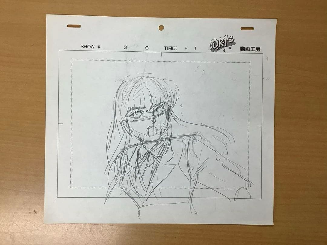 直筆一点物】アニメ 原画 ラフ画 46枚 作品名不明 雷神ふぃるむ - メルカリ