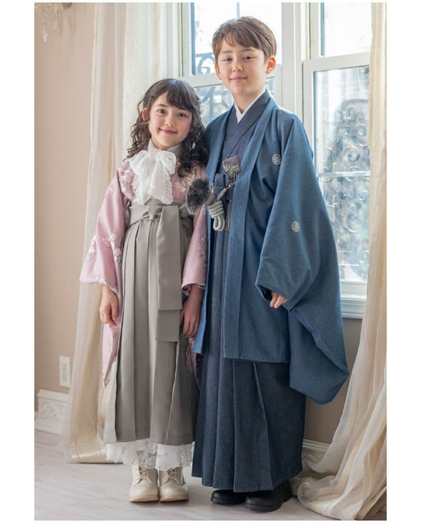 キャサリンコテージ デニムネイビー 袴 和装 男の子 155 160 165