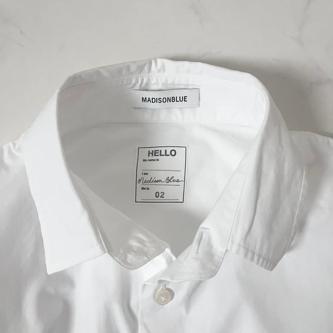 美品 希少サイズ マディソンブルー J.BRADLEY 長袖シャツ B刺繍 02