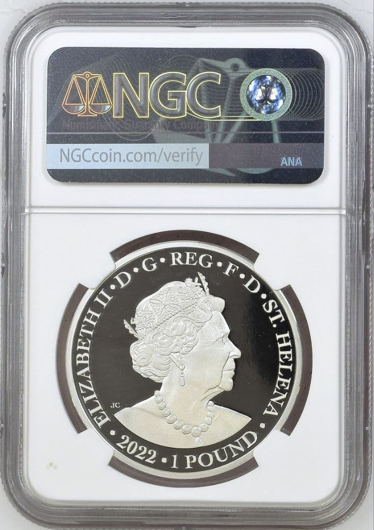 残り1枚】2022年 セントヘレナ フェアリークイーン 1オンス銀貨 PF69