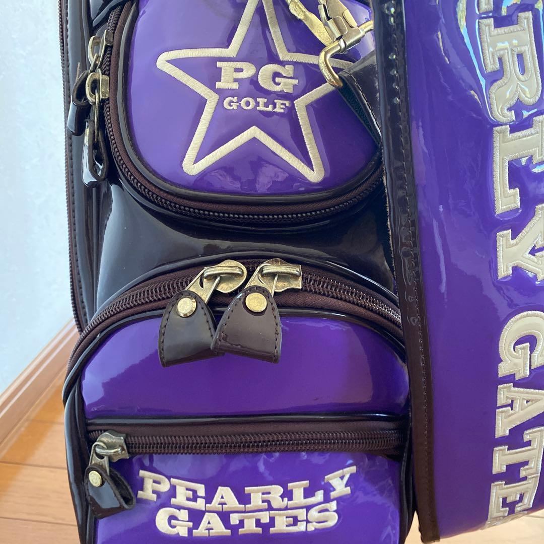 PEARLY PEARLY GATES キャディバッグ 89 パープル