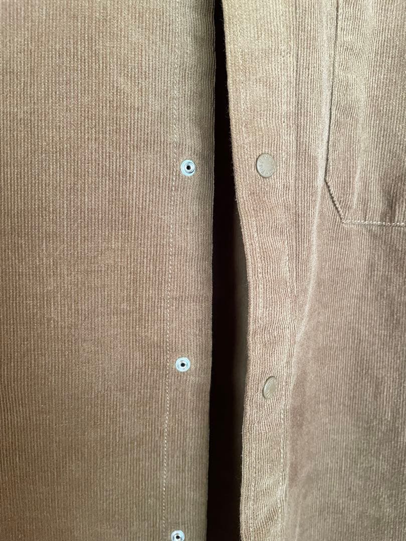 ノースフェイスパープルレーベル コーデュロイ バンドカラーシャツ