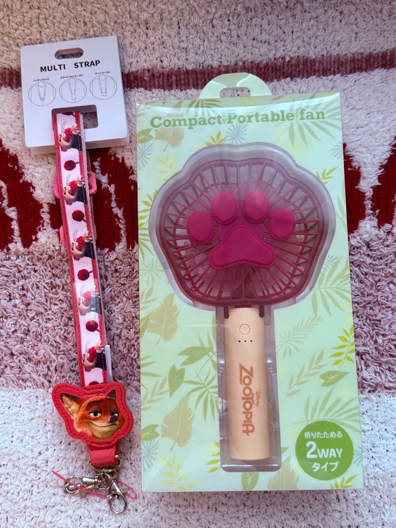 ズートピア ハンディファン 扇風機 ニック ディズニー ディズニー