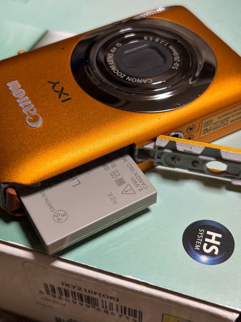 キヤノン コンパクトデジタルカメラIXY 210F オレンジ - メルカリ