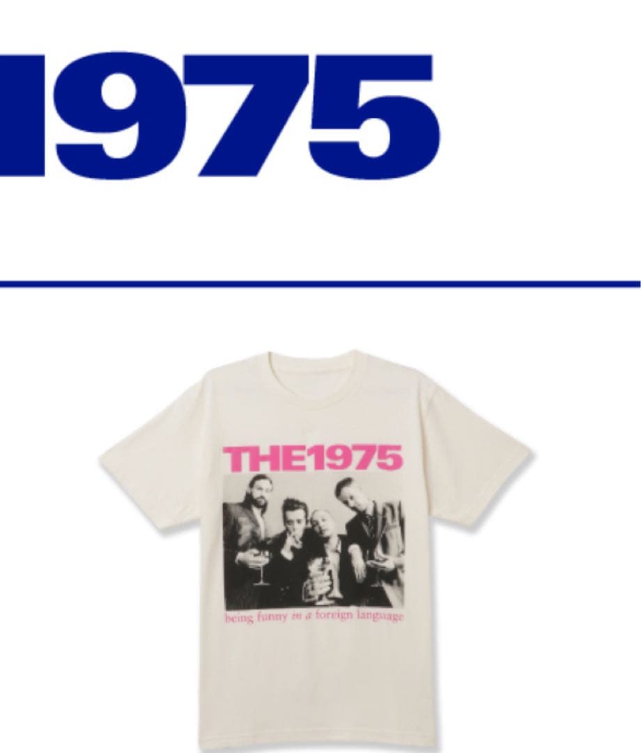 THE1975 ホワイトTシャツ Sサイズ トートバッグ付き