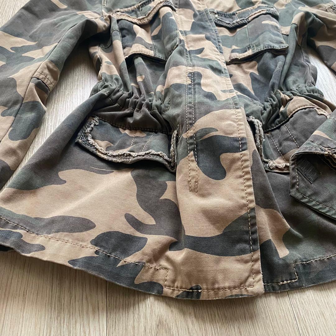 y2k 迷彩 ミリタリージャケット フェアリーグランジ 森ガール 韓国