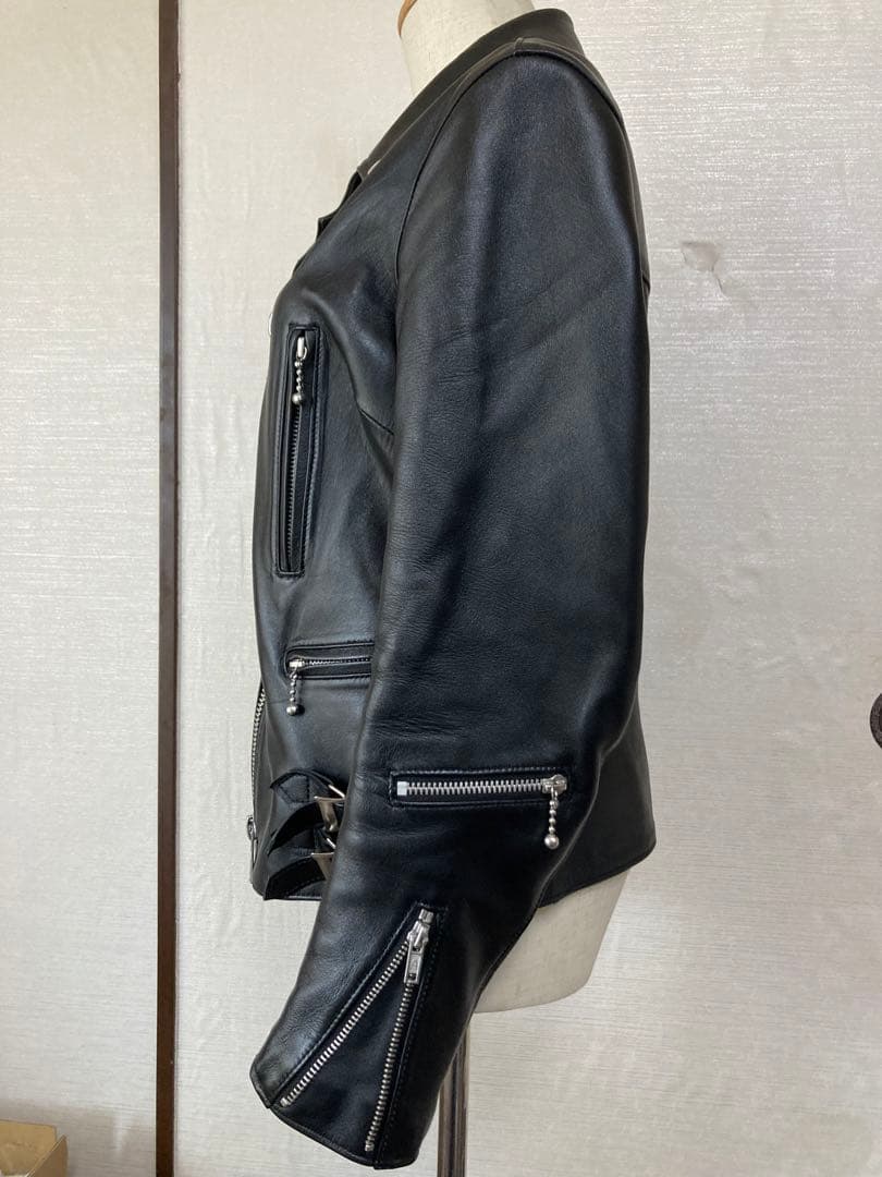 purpleKB 様専用666 ljw-1tf ダブルライダースジャケット - メルカリ