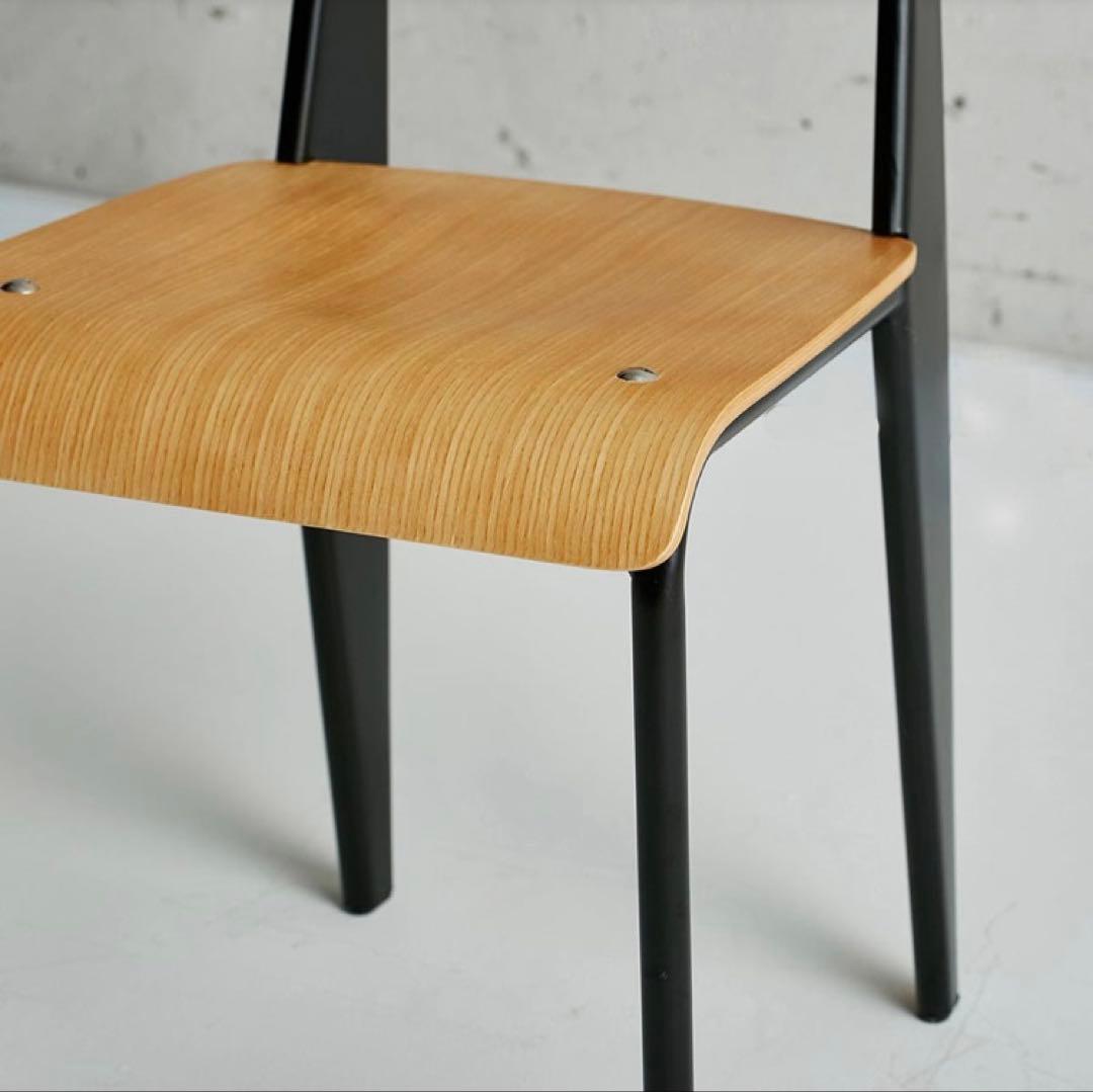名作新品2脚セットJean Prouve STANDARD CHAIR 椅子復刻 - メルカリ