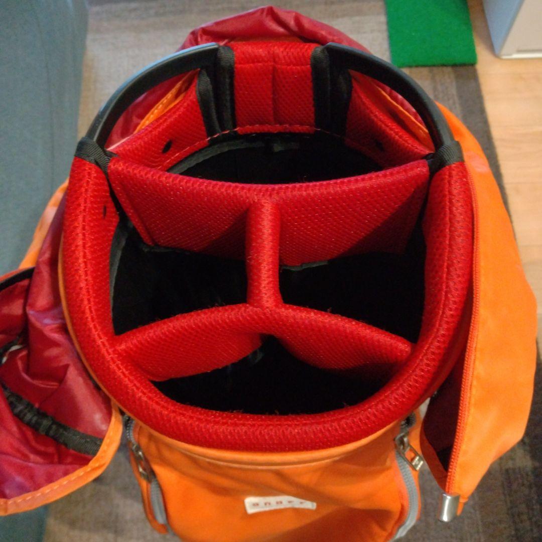 ONOFFオレンジ ゴルフバッグ