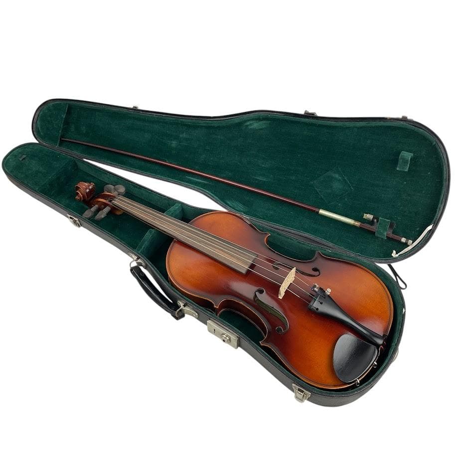 極美品○鈴木バイオリン No.10 4/4 1960年製 青ラベル 極虎杢 良音