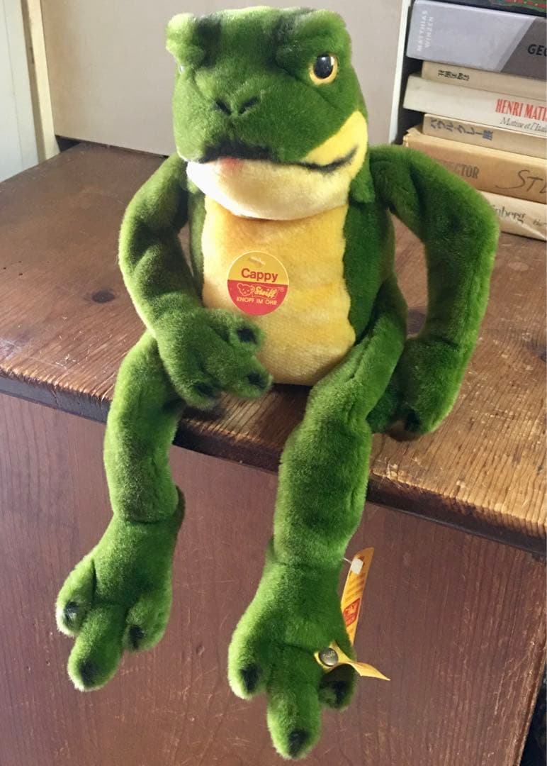 steiff シュタイフ '90s カエルのCappy ヴィンテージ - メルカリ