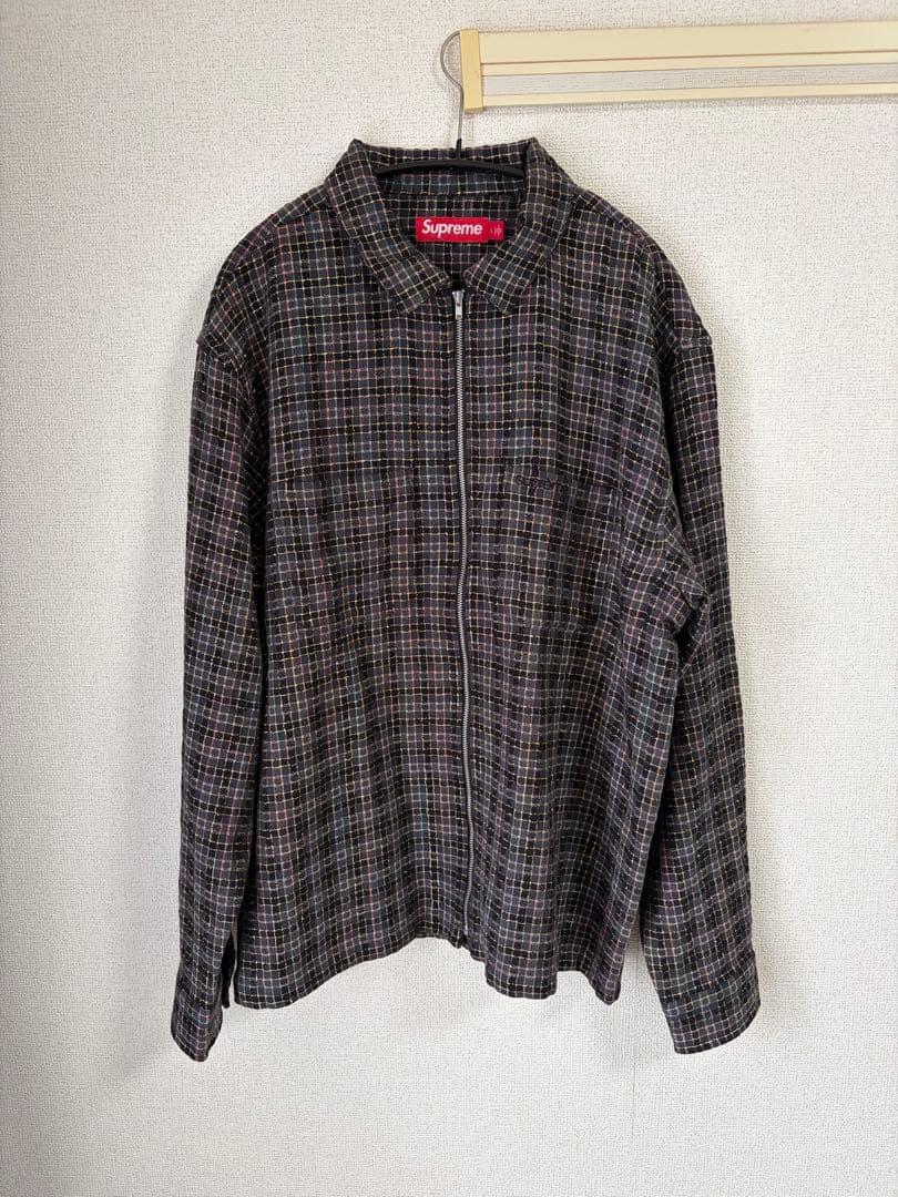 トップス llic Plaid Zip Up Shirt 7834220005-010_MAIN.jpg?v=