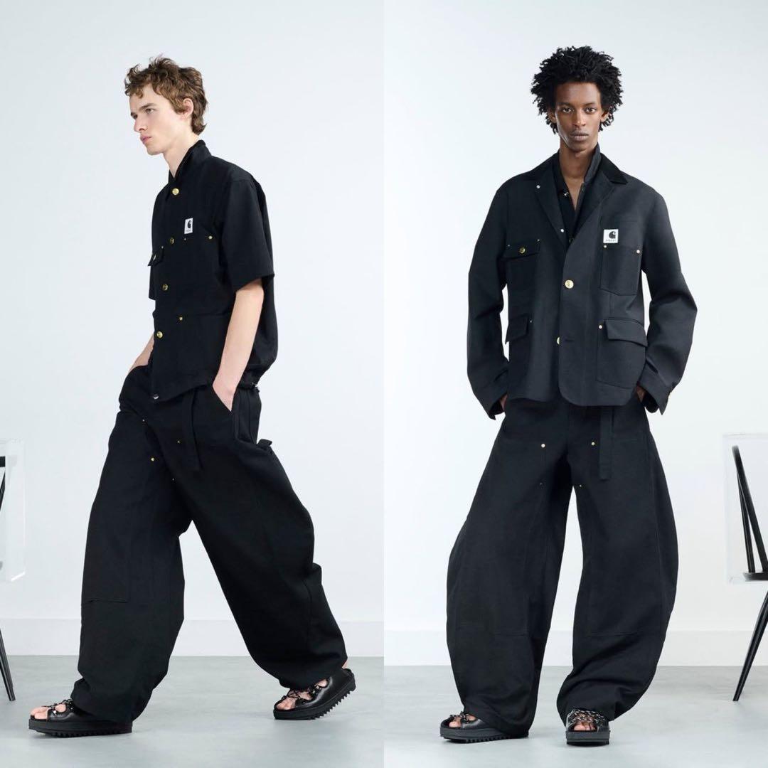 ぷ*に様 26ss新作 Sacai carhartt duck wide pan - メルカリ
