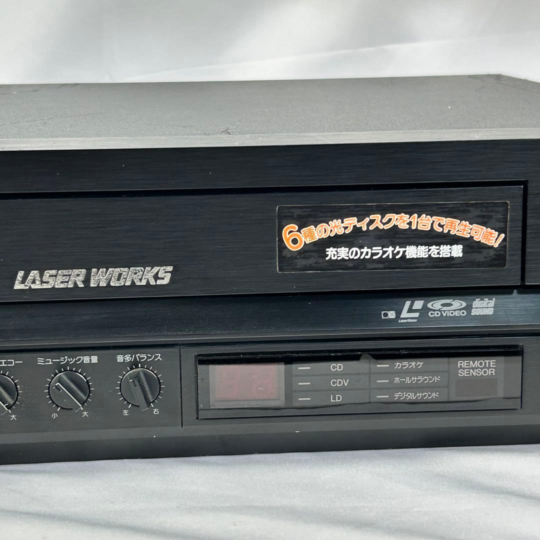 東芝 Aurex CD CDV LDプレーヤーカラオケ機能 XR-LK55 - メルカリ