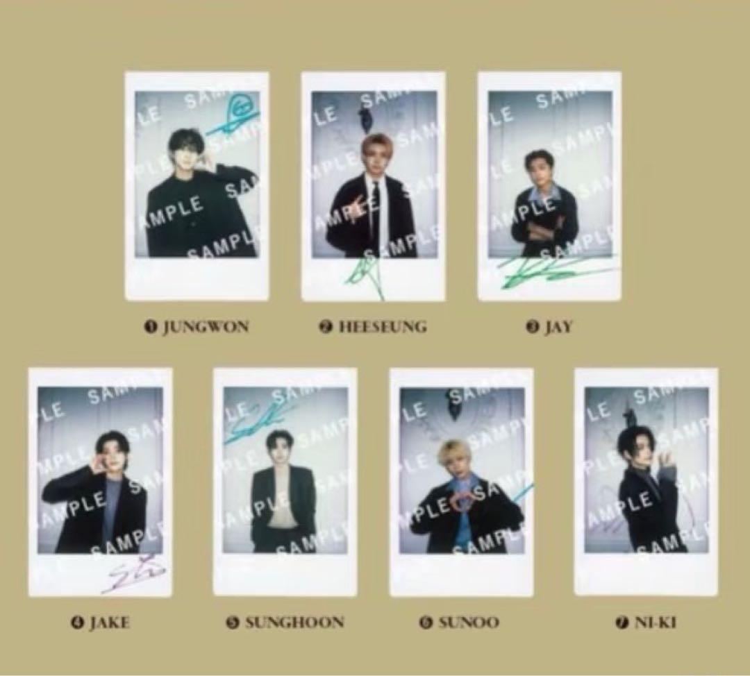 ENHYPEN anan 当選品　ジョンウォン 直筆サイン チェキ