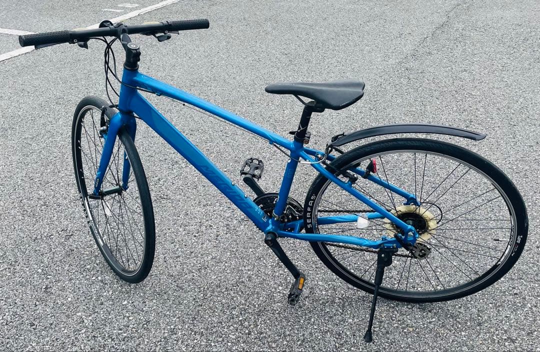 千葉】整備済メリダクロスCROSSWAY100Rブルー新品タイヤ！引き取り歓迎